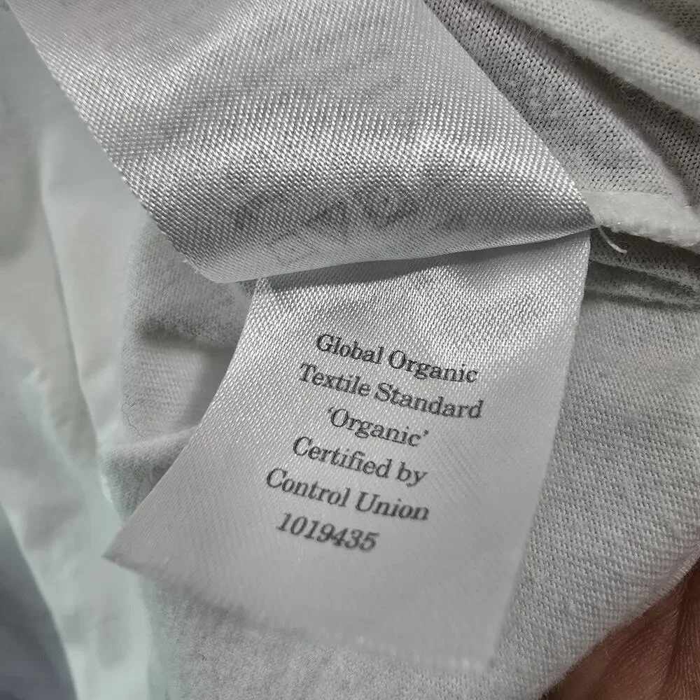 Everlane T Shirt Mens XXL 2X White Short Sleeve Crew Organic Cotton Lightweight - Picture 9 of 10